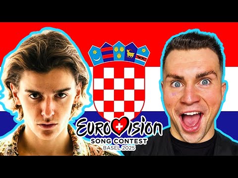 LET’S REACT TO CROATIA’S ENTRY FOR EUROVISION 2025 | MARKO BOŠNJAK - POISON CAKE