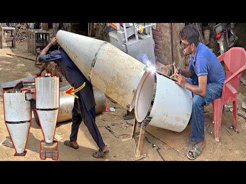 Extremely Amazing Mass Production Process Of Cyclone Dust Collector For Wheat Pressing Machine