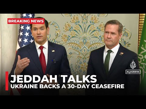 Jeddah talks: US lifts aid pause as Kyiv backs 30-day ceasefire