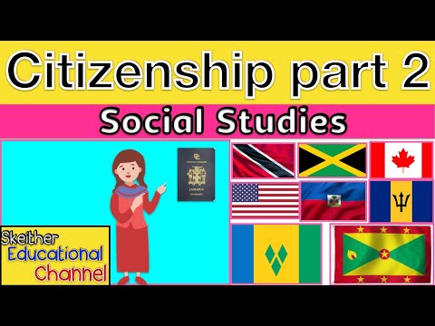 Social Studies:   Citizenship Part 2