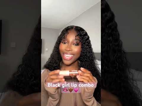 Black girl lip combo🤎 #lipcombo #blackgirlmakeup