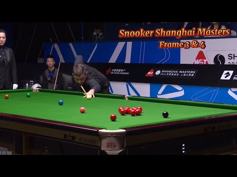 Snooker Shanghai masters Ronnie O’Sullivan Vs Zhou ( frame 3 & 4).