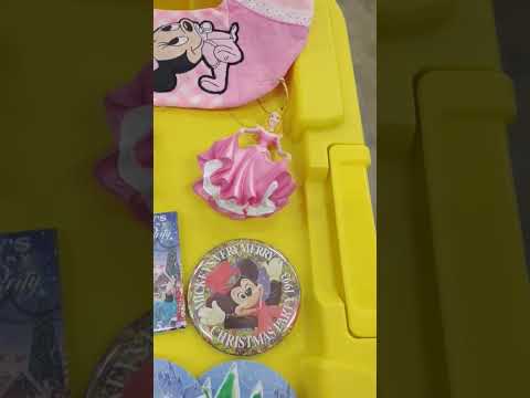 Found Disney World Ornaments and Buttons In A Storage Unit! #storagewars  #reseller #disney