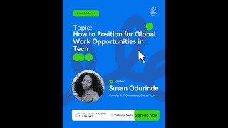 How to Position for Global Work Opportunities in Tech