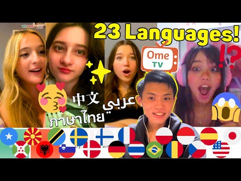 Polyglot Guy Makes Everyone SMILE by Speaking Their Mother Tongue! - Omegle