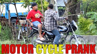 MOTORCYCLE PRANK Na galit talaga si kuya