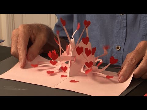 Pop-Up Tutorial 34 - Valentine Card - Shower of Hearts