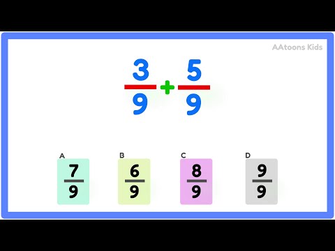 How to Add Fractions with the Same Denominator? | Fractions Quiz | Quiz Time | Maths Quiz for Kids