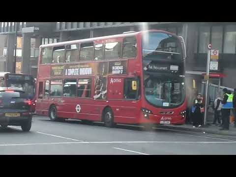 Wright Pulsar Gemini DB300 Arriva London DW219 LJ09SUA on LU Piccadilly Line RR Leaves at Wood Green