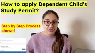 How to apply/extend Dependent's Study Permit?| Canada| Step by Step Process