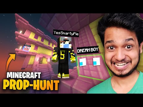 Funniest Prop Hunt In End City ft.@YesSmartyPie @DREAMBOYYT (Minecraft Hide & Seek)