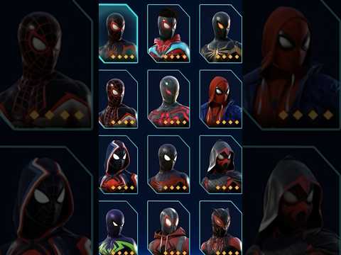 Ranking Every Miles Morales Spider-Man 2 Suit in 60 Seconds!