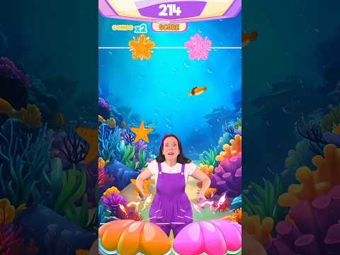 Ocean beat drum-along 🌟🐠 #beat #music #game #kids #rhythm