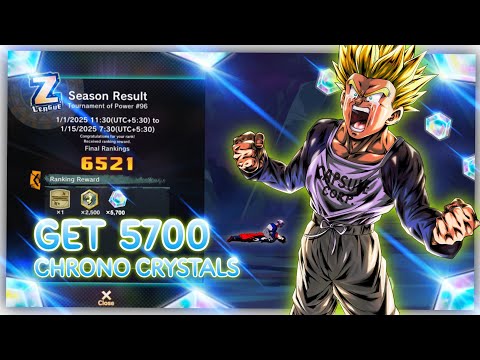 GET FREE 5700 CHRONO CRYSTALS IN DRAGON BALL LEGENDS FESTIVAL FAST BEFORE ITS TOO LATE