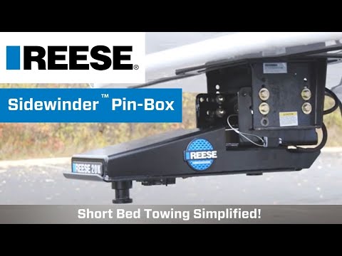 REESE® Sidewinder™ - Direct Pin Box Replacement for Short Bed Trucks - Short Bed Towing Simplified!