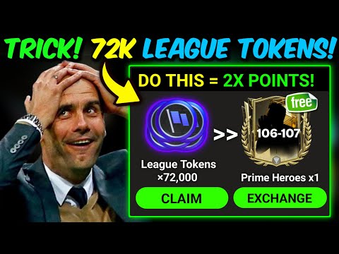 How to Get 72K League Tokens in FC Mobile - TRICK to 2X League Tokens | Believers Hub