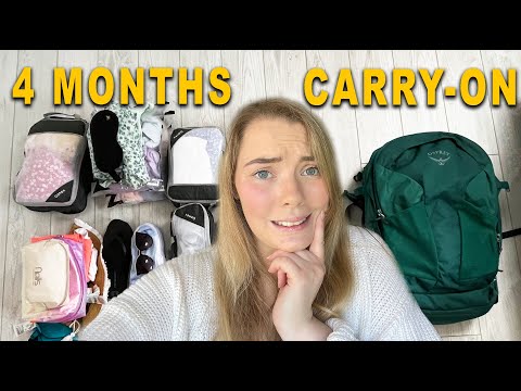 Packing for long term travel - Backpacking Europe with JUST a carry on