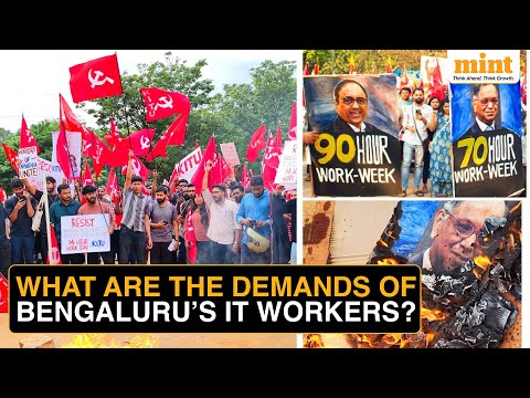 Bengaluru: Hundreds Of IT Workers Gather To Protest Against Long Working Hours, Unpaid Overtime