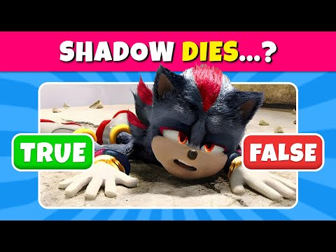 SONIC 3: True or False Quiz? ✔️❌ | Do you really know Sonic 3 the Movie?