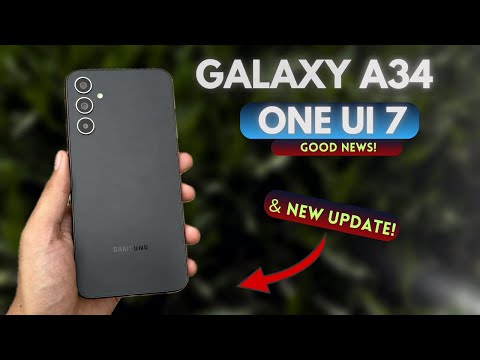 Samsung Galaxy A34 - Got a New Update & One Ui 7 Updates! What’s new?