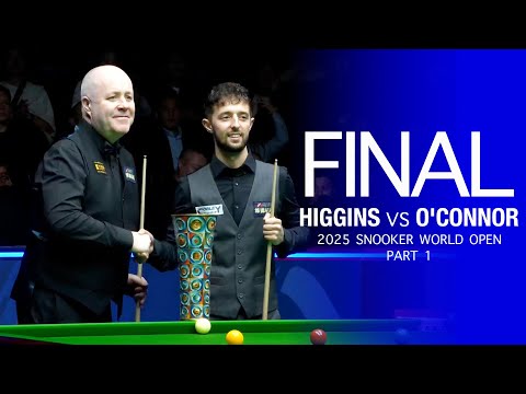 John Higgins vs Joe O'Connor 2025 Snooker World Open Final Part 1