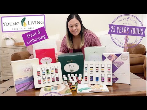 YOUNG LIVING ESSENTIAL OILS HAUL & UNBOXING💜