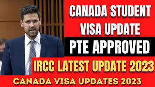 Canada Student Visa Latest Update | IRCC | PTE #canadavisaupdate #canada #canadavisaprocess