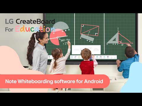 [LG CreateBoard] 4. Note Whiteboarding software for Android