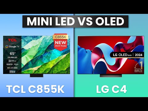 QD Mini-LED Vs OLED TV Comparison ( TCL C855K vs LG C4 )