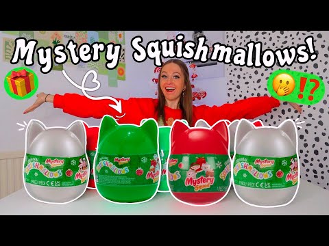 UNBOXING NEW *GIANT* MYSTERY CHRISTMAS SQUISHMALLOWS!!😍🎁🎅🏻⁉️(RARE GIFT SACK HUNT!!🫢✨🤞🏻)