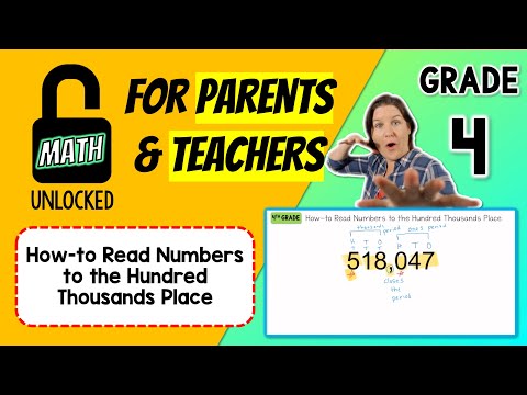 4th | MATH: UNLOCKED | How-To Read Numbers to the Hundred Thousands Place