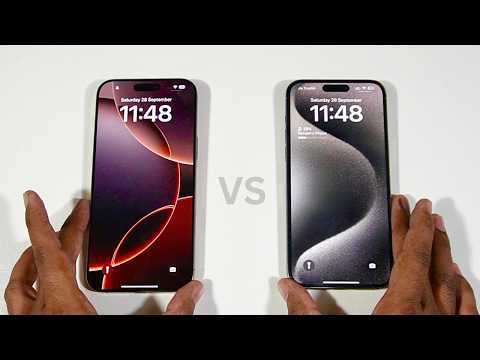 iPhone 16 Pro Max vs iPhone 15 Pro Max Speed Test and Camera Comparison