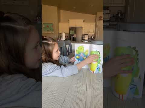 Callie Reads DUCK, DUCK, DINOSAUR SNOWY SURPRISE Part 1 of 3 #readwithme #funforkids #youtubeshorts