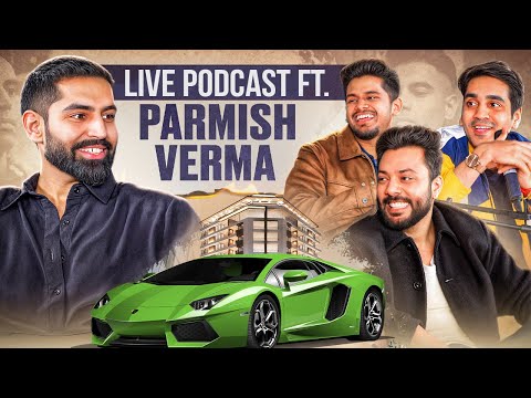 Parmish Verma on Bachelor life in Australia, Life lessons, Cars & more | First Live Podcast Realhit