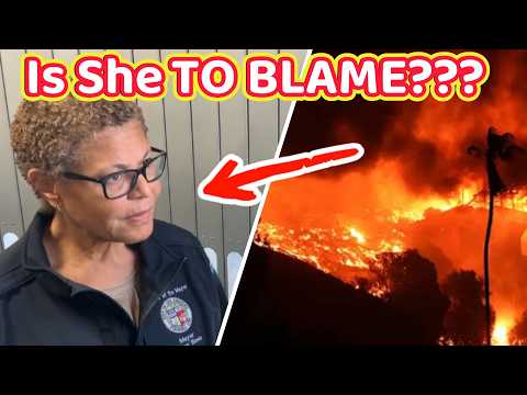 Should LA Mayor LOSE HER JOB for Wildfire Response? Is it HER FAULT? #karenbass #california #fire