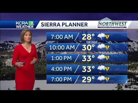 NorCal Forecast | Snow showers continue in the Sierra Thursday