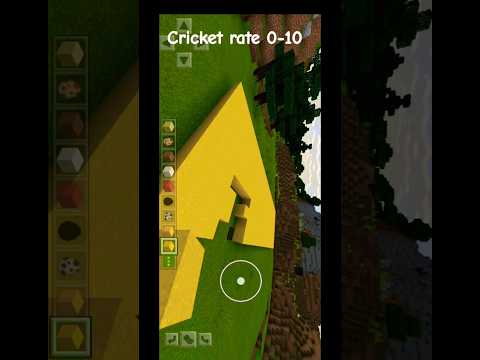 cricket pitch in Minecraft 🤯🤯 Minecraft tutorial #minecraft #minecraftshorts #trending #shorts