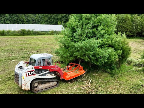 Track loader, new water pump and mow field