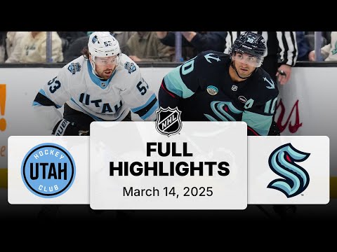 NHL Highlights | Utah Hockey Club vs. Kraken | March 14, 2025