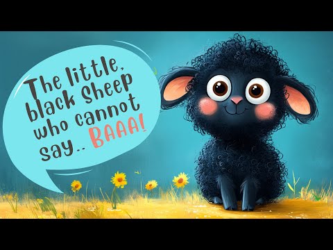 THE LITTLE BLACK SHEEP WHO CANNOT SAY BAAAA! | Bedtime Stories for Kids | Embracing Differences