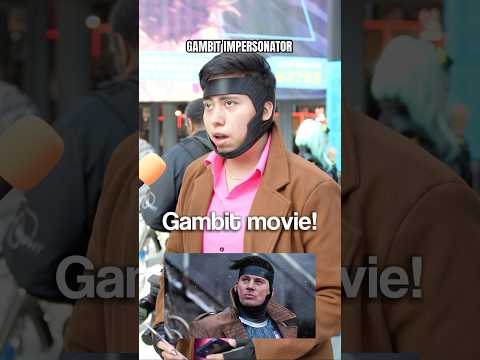 GAMBIT IMPERSONATOR #cosplay #gambit #deadpoolandwolverine #deadpool3