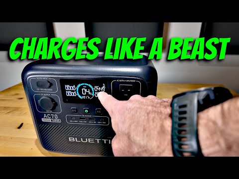 Bluetti AC70 Review //  Ultra-Fast Charging Portable Power