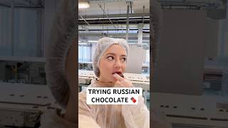 Russian chocolate factory tour! #russia #moscow #sovietunion #chocolate #chocolatefactory #foodlover