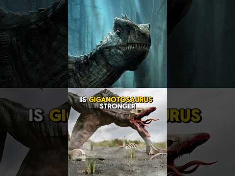 Is Giganotosaurus Stronger Than The Skullcrawler? #jurassicworldrebirth #jurassicworld #drex