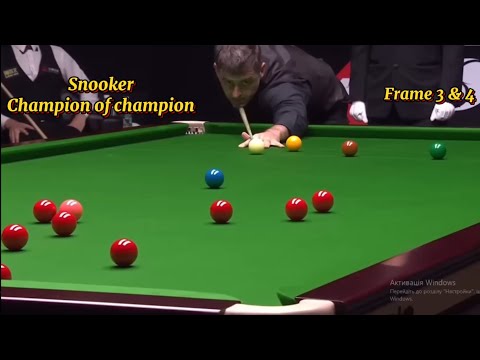 Snooker champion of champion Ronnie O’Sullivan Vs Milkine ( frame 3 & 4).