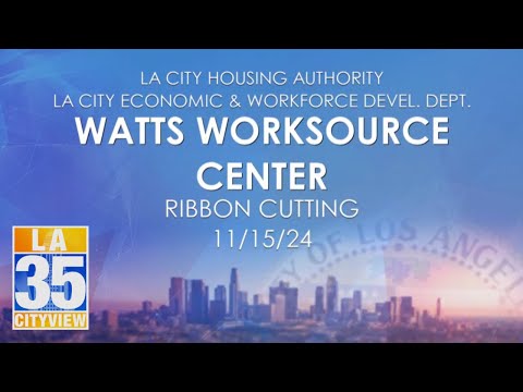 Watts Worksource Center Ribbon Cutting 11/15/24