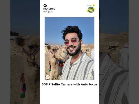 From the ancient Pyramids to the sunny beach, all in day's work for the ultimate #MotorolaEdge50Pro