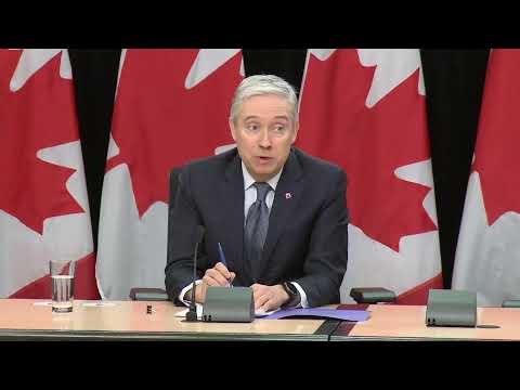 Canadian ministers make an announcement