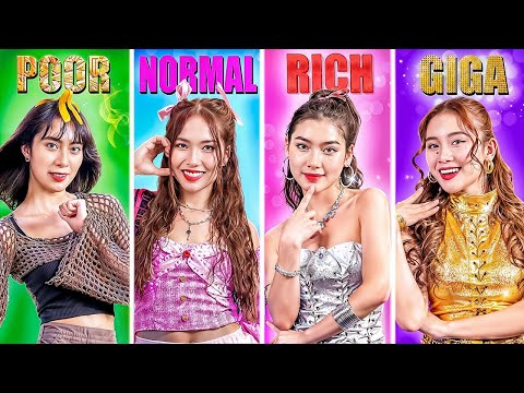 Poor Vs Rich Vs Giga Rich Vs Normal Girl At Got Talent Contest! Who Is The Best Dancer?