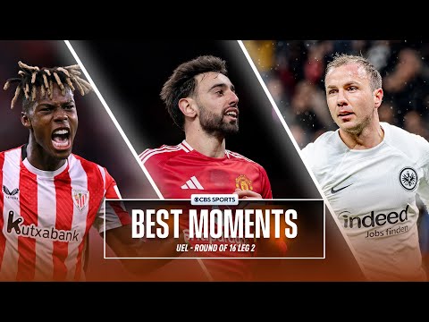 Bruno Fernandez HAT TRICK | Mario Götze Turns Back The Clock! | UEL Best Moments Round of 16 Leg 2